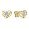 Gold HerzOhrringe K-E90470Z-1