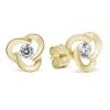 Gold Ohrringe, Blume K-E92015Z-1