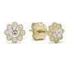 Gold BlumeOhrringe K-E96749Z-1