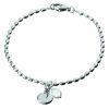 Kalevala Twinflower -armband 20.5cm (vit) 2565402-1