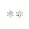Brilliant Star Ohrringe mit Labordiamanten LES01068 YG 0.50