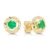 Goldene Ohrringe LME-5347vihr