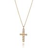 Lumoava Oiva ristikaulakoru 45cm 14K L70231600000-1