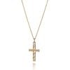 Lumoava Oiva -ristikaulakoru 50cm 14K L70231600500-1