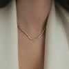 Mockberg Shiny Tennis Halsband 45 cm MB0036