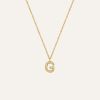 Mockberg Petite Stone Letter, G halsband MB0077-1