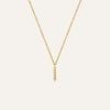 Mockberg Petite Stone Letter, I halsband MB0079-1
