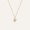 Mockberg Petite Stone Letter, N Halskette MB0084-1