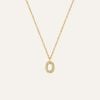 Mockberg Petite Stone Letter, O Halskette MB0085-1