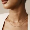 Mockberg Beaded Chain Gold halsband