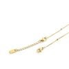 Mockberg Beaded Chain Gold Armband