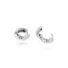Mockberg Ribbed Hoops Ohrringe MO296