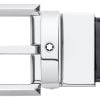 Montblanc Horseshoe Buckle Black/brown 30 mm Reversible Leather vyö MB111080-2