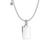 Pandora Engravable Rectangle Tag Halskette