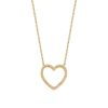 Goldenes Herz-Halskette NK-51127-008