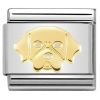 Nomination Classic 18K Golden Retriever 030162/56-1