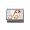 Nomination Classic Rosegold 9K Nuottiavain 430305/25-1