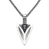 Northern Viking Jewelry Gungnir Spear With Wolf Halskette 50 cm NVJRS152