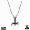 Northern Viking Jewelry Plain Celitic Thorin Vasara kaulakoru 55 cm NVJRS053-1