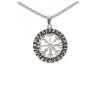 Northern Viking Jewelry Riimu Viikinkikompassi -kaulakoru 70cm NVJRS086-1