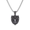 Northern Viking Jewelry Vegvisir Shield kaulakoru NVJRS114 50cm-1