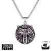 Northern Viking Jewelry Riimu Guardian Wolf kaulakoru 55 cm NVJRS124-1