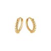Goldene Ohrringe OT403523