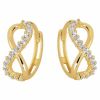 Gold Ohrringe OT49311-CZ-1