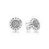 Pandora Hoop Logo Ohrringe 290559CZ-1