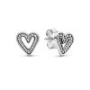 Pandora Freehand Heart -korvakorut 298685C01