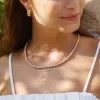 Edblad Lucky Necklace Gold 11*12mm 45-48cm 123768