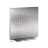 QLOCKTWO Classic Touch Stainless Steel ENG T4SENSS-1