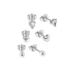 Silberne Ohrringe SE32046W004