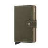 Secrid Miniwallet Saffiano Olive MSA-OLIVE-1