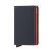 Secrid Slimwallet Matte Night Blue & Orange SM-NIGHT-BLUE & ORANGE-1