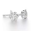 Romanssi Ruusu timanttikorvakorut Solitaire 2 x 0.18ct