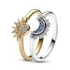 Pandora Celestial Sparkling Sun and Moon sormussetti -1