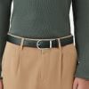 Montblanc Horseshoe Buckle Sfumato British Green 35mm Belt MB198644-2