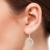 Silberne Ohrringe WE-39888