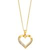 Golden Anhänger, Herz WP71589-CZ-YW-WPL-2