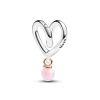 Pandora Two-tone Wrapped Heart hela 783242C01-1