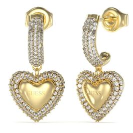Orecchini Guess 4 Love JUBE05041JWYGT-U, Acciaio Chirurgico Color Oro, Design Moderno E Giovane, Ipoallergenici