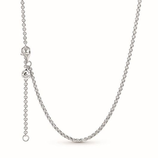 Pandora Studded Clasp & Chain Necklace 393682C00-50 | Kulta-Center.com