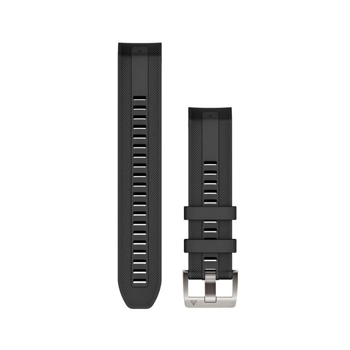 Garmin MARQ Quickfit 22 mm musta silikoniranneke 010-13225-00