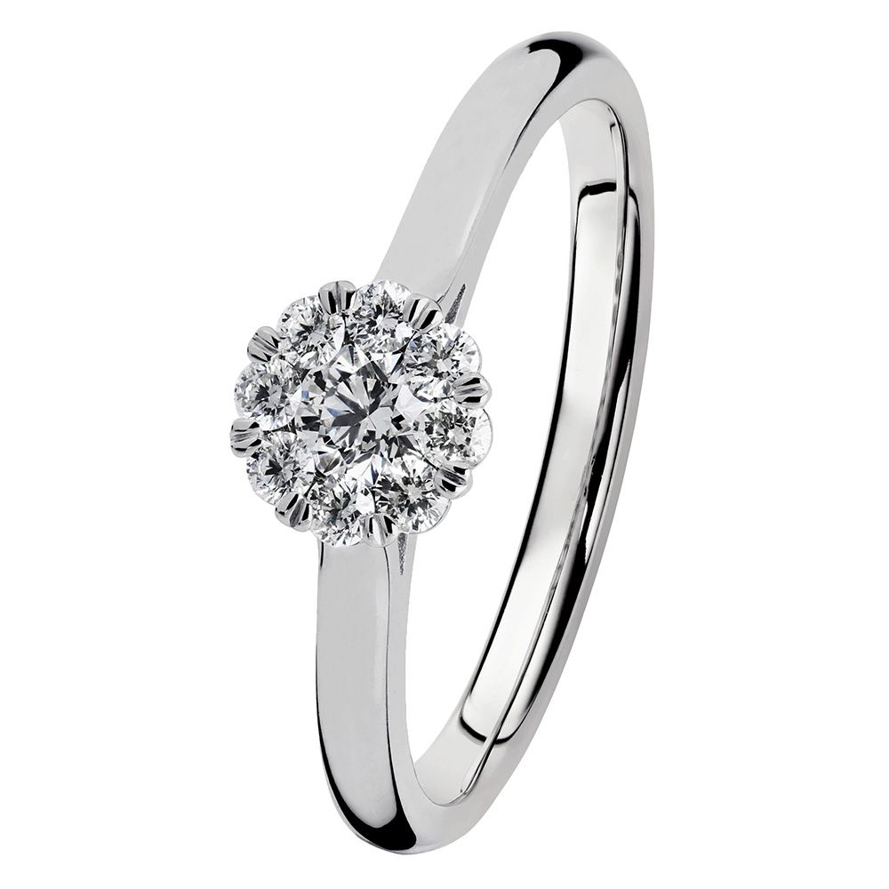 Kohinoor Dahlia timanttisormus 033-232V-30