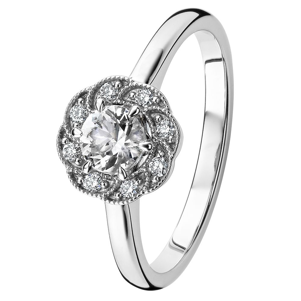 Kohinoor Clara -timanttisormus 033-269V-08