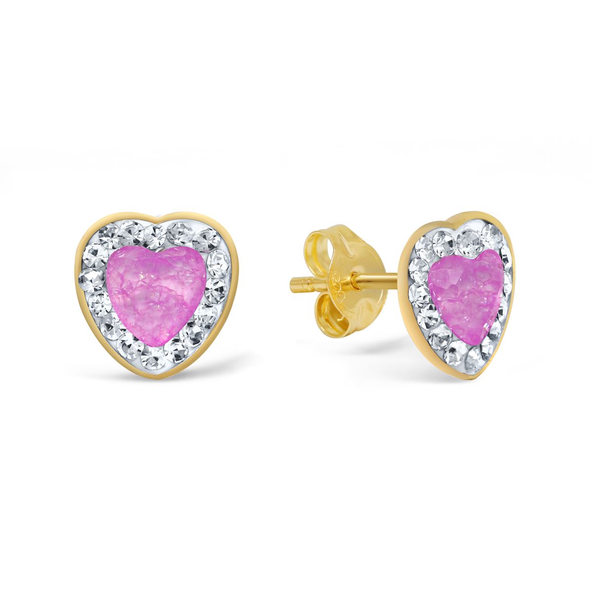 Gold Ohrringe 107621Zpink