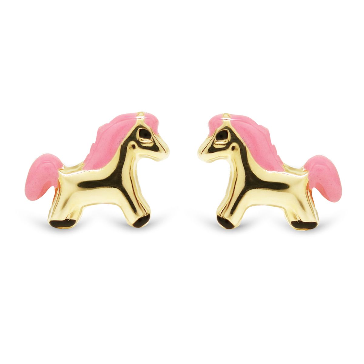 Gold Ohrringe 126881pink