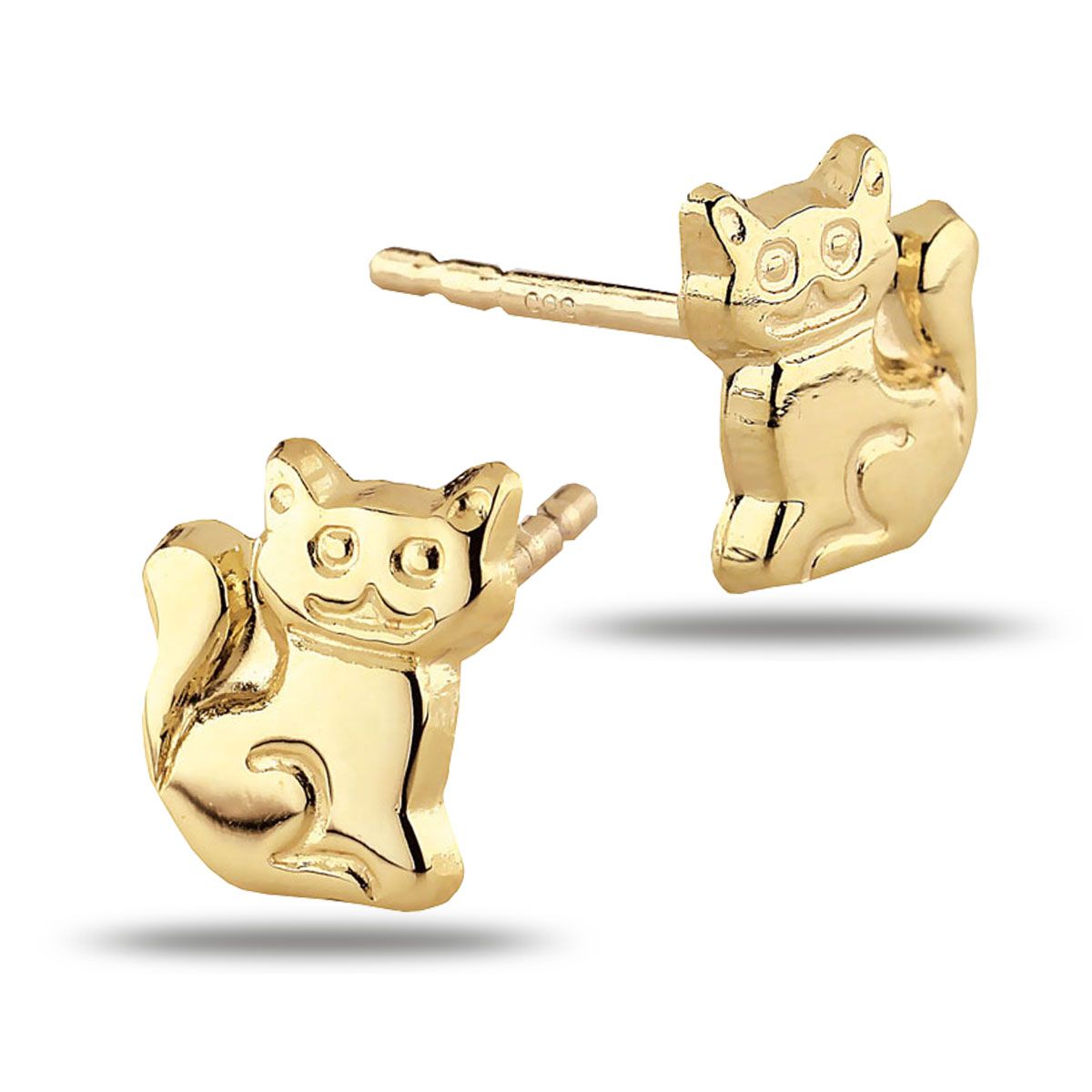 Kultaiset kissakorvakorut 126901