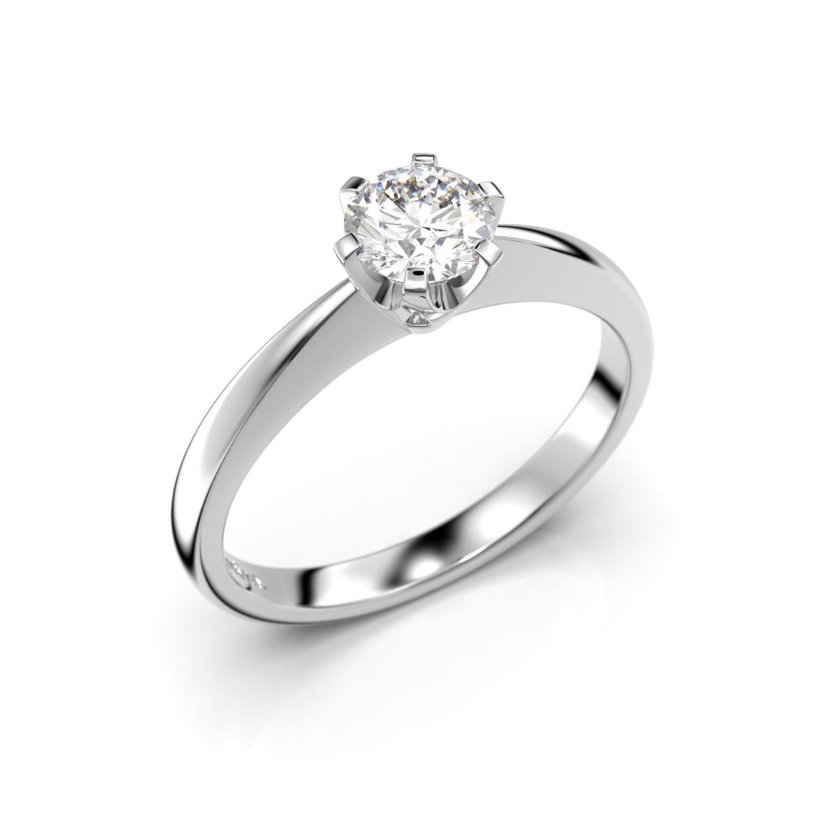 Festive Classic timanttisormus, platina 128-040-PT